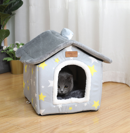 Warme Geschlossene Hundehütte für Haustiere